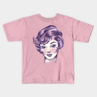 Vintage Girl 1 Kids T-Shirt